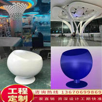 Hyperbolic aluminum plate single shape spherical column-column curved surface fluorocarbon special-shaped curtain wall twisted arc exterior wall processing and customization