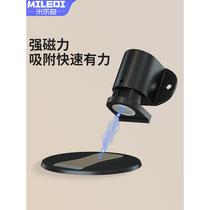 Aluminum alloy door special door suction door stopper sliding door door bathroom door stopper new anti-collision strong magnetic door stopper