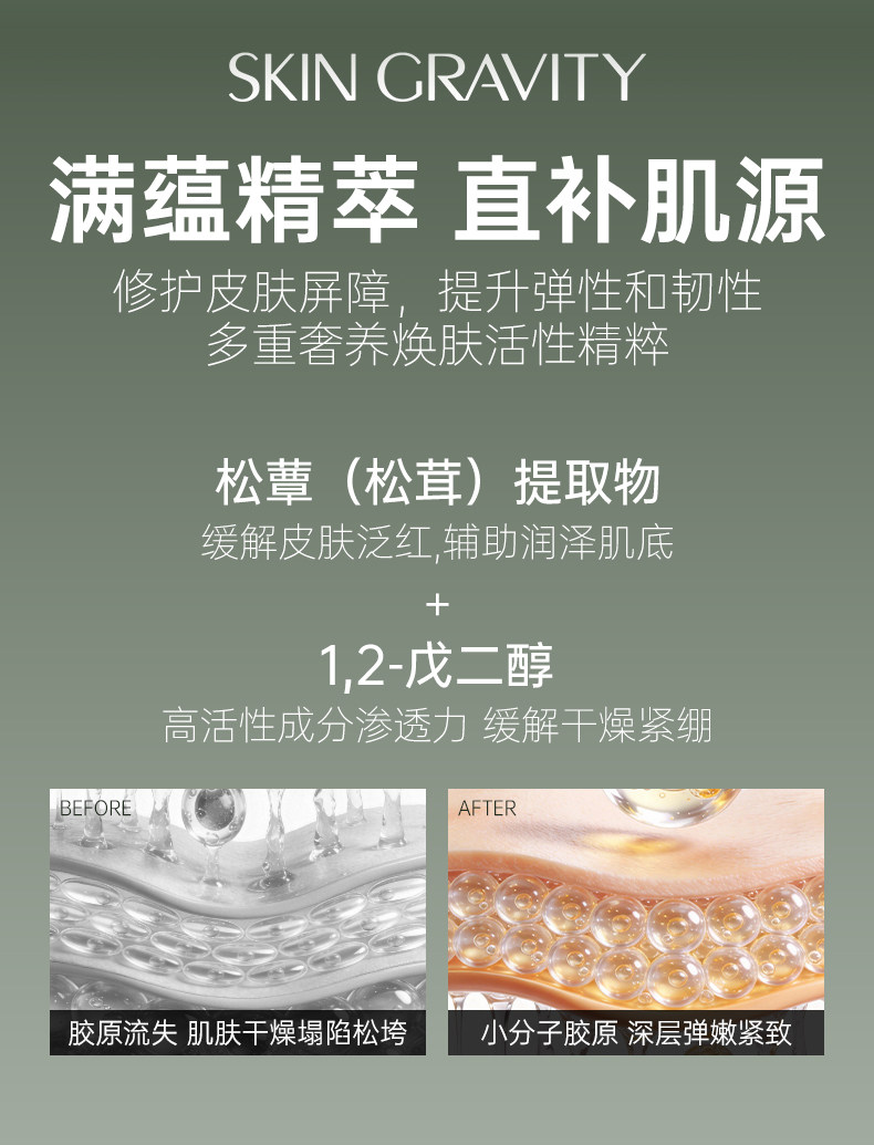 SKIN GRAVITY奢润抗皱紧致精粹水乳7 — 8