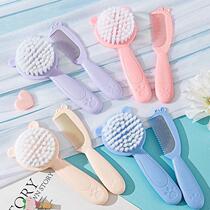 2Pcs Set Cute Kids Baby Hair Brush and Comb Set for Newborns