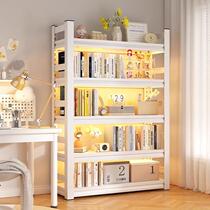 Steel storage rack floor-standing childrens home bookshelf multi-layer bookcase shelf storage storage rack angle steel simple shelf