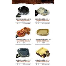 Reptile water basin resin tortoise lizard scorpion gecko horned frog spider turtle box imitation bark crawling pet automatic water feeder