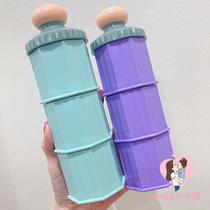 Japans local doctor Betta milk powder box portable storage tank three-layer milk powder compartment