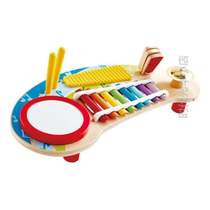 Dynamic five-in-one one-year-old band xylophone 2 toy childrens rattle infant childrens piano table puzzle