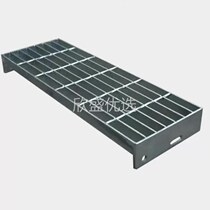 Hot-dip galvanized stair tread plate steel structure stair tread grating plate steel steel ladder steel grating step steel grating plate