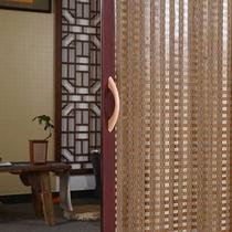 High-end bamboo curtain folding sliding door curtain bamboo door curtain air conditioning partition home living room decoration simple door shop bamboo