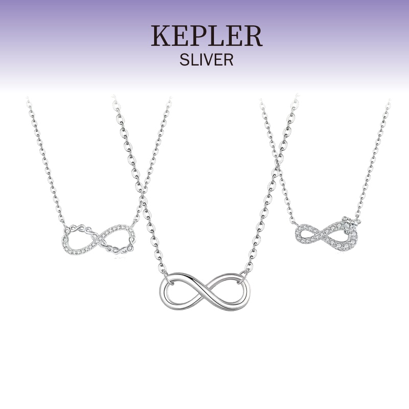 S925 Silver the Summer I Became More Beautiful Necklace Möbius Strip Infinity Symbol Belly Same Style for Women S925 Silver the Summer I Became More Beautiful Necklace Möbius Strip Infinity Symbol Belly Same Style for Women