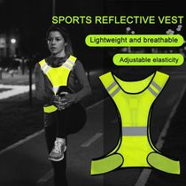 Reflective Running Vest Breathable Highlight Reflective