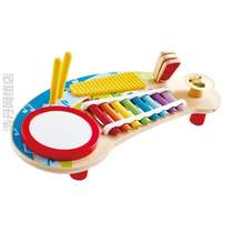 5-in-1 infant xylophone educational rattle small band dynamic piano table for children 2 toys