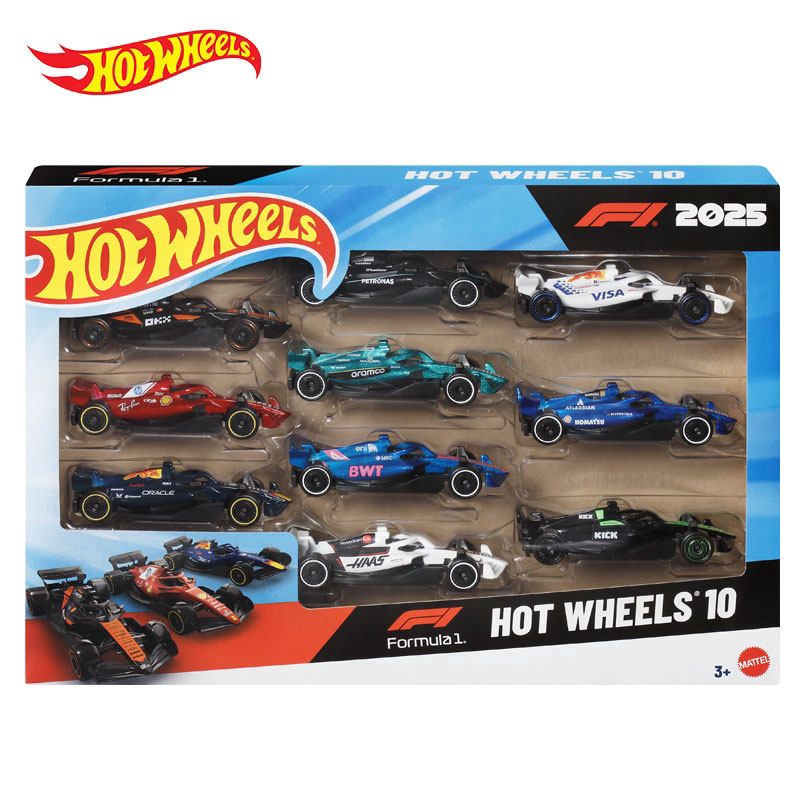 Hot Wheels Red Bull Gold Label Model Racing Car Alloy F1 Team Mclaren Collectible Toy Car F1 Ten-Pack Hot Wheels Red Bull Gold Label Model Racing Car Alloy F1 Team Mclaren Collectible Toy Car F1 Ten-Pack