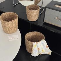 Popular straw flower pots plant pots rattan flower baskets green plant decorative pots woven flower pots hug buckets