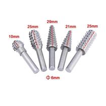 Germany imported 5-piece woodworking rotary file set electric rotary grinding head wood file carving knife tea packing
