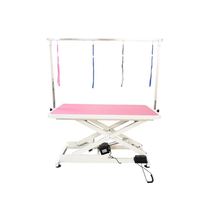 Pet grooming table household lift table special trim lift grooming table portable round table round table board Teddy