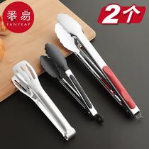 Special clip for air fryer bread barbecue clip stainless steel barbecue food steamed bun clip steak clip anti-scalding