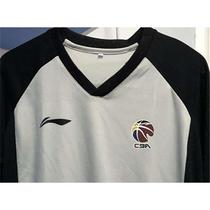 CBA classic basketball referee uniform top professional male and female referees customizable printing and numbers