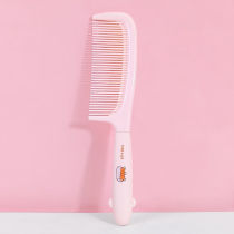 Portable comb for girls cute big tooth hair straightening comb student plastic head comb childrens comb fluffy comb hair smoothing comb