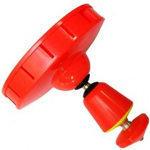 Shunhe 180 five-bearing single-head plastic small head large diabolo hula hoop pattern shake for the elderly beginner 5-axis bell-pulling