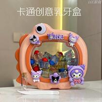 Kuromi deciduous teeth childrens storage box collection box baby tooth replacement tooth collection and preservation commemorative small box