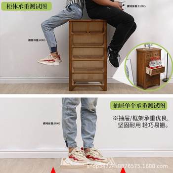 Us storage type solid wood dou 27424 cabinet storage cabinet complete hall five cabinet wall drawer cabinet bedroom re-customer