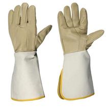 Fuxing cowhide welding gloves welder welding protective gloves high temperature resistant insulation gloves thickened wear-resistant anti-skid labor