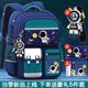 日本进口MUJIE儿童书包男孩一到三到六年级小学生新款减负双肩包