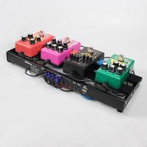 Single row effect board with built-in power supply effect track rack effect pedal
