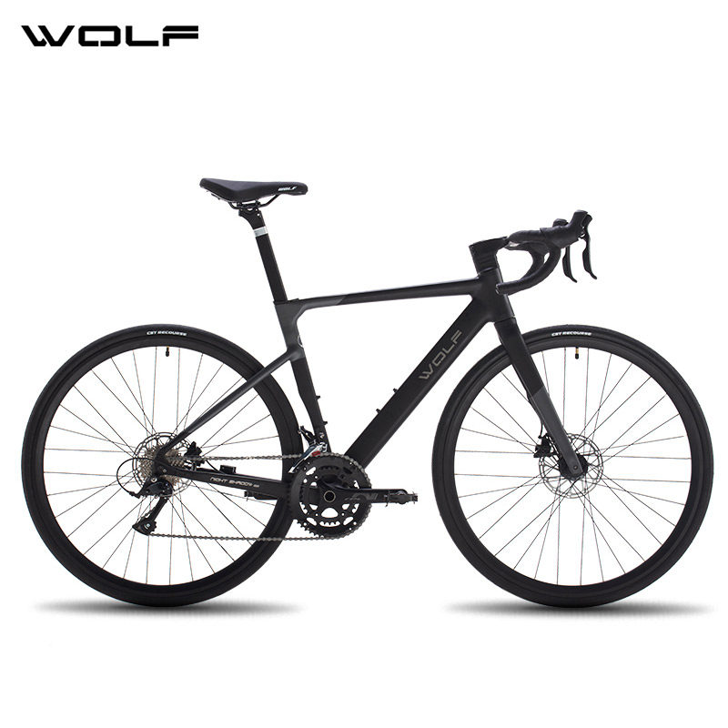 WOLF跑狼夜影EVO公路車18速鋁合金桶軸碟煞一體公路自行車賽車
