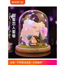 Couple hand mask gypsum powder lover gift internet celebrity same style 3d hand model diy production material clone powder for men and women