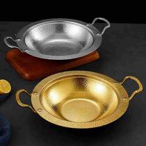 Alcohol stove small hot pot stainless steel dry pot special pot single small hot pot special pot hot pot household pot