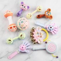 0 to 1 year old baby toys baby toys hand rattle newborn baby 0 to 3 months old 6 grasp training sand hammer 4 can
