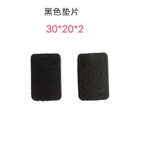 Solid black gasket tempered glass door and window plastic block accessories glass gasket clip holder glass gasket