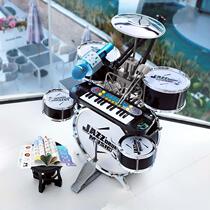 Drum set for children beginners toy musical instrument jazz drum boy baby 5-8 drum home practice 3-6 years old