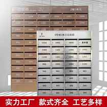 Stop the factory direct sales community stainless steel mailbox outdoor rainproof mailbox price discount smart mailbox