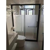Customized word-shaped bathroom partition glass sliding door bathroom sliding door shower room dry and wet shower screen partition