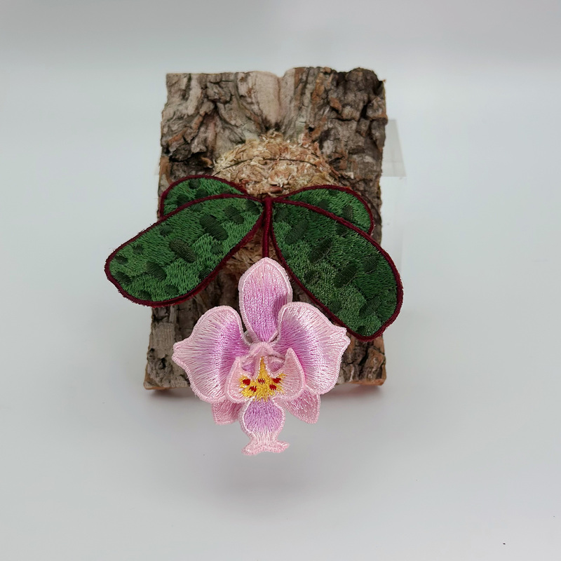 Embroidery/Gift/Phalaenopsis Orchid/Refrigerator Magnet/Decorative Pendant/Phalaenopsis Orchid/Xileili/Staki