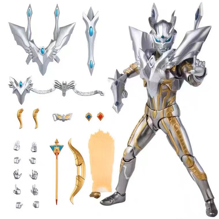 SHF Glorious Cero Toy Ручной работы из блестящего золотого Блейза с несколькими суставами, подвижная кукла-модель для мальчика Изображение 1