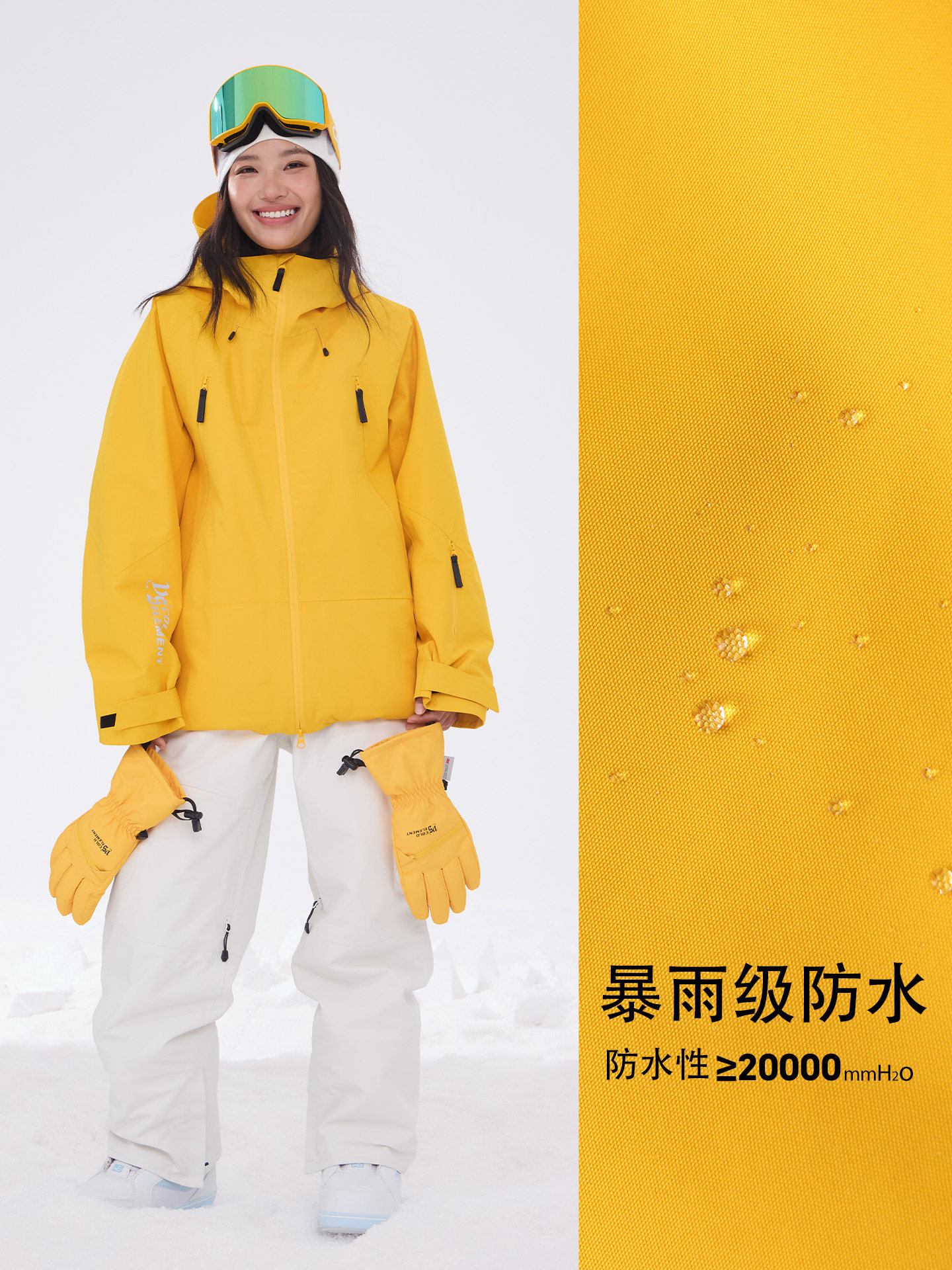 Coldelement Snowboarding Suit for Men and Women, Waterproof Snow Pants, Professional Outdoor Skiing Equipment Set