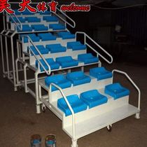 Supply of 24-seat retractable referee stand field mobile finish referee stand track and field timing stand