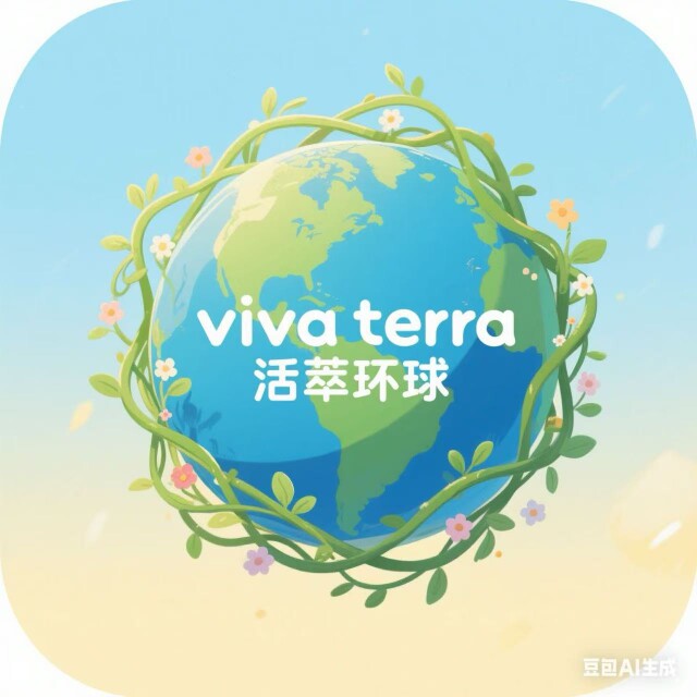 VivaTerra活萃环球的LOGO
