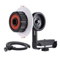 JMSUZ VD-F0 Video Follow Focus Adjuster Rabbit Cage Rail 15MM Extension Accessories Follow Focus Ring