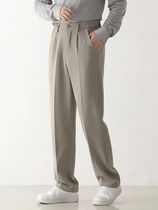 Spring Autumn Casual Pants Men Korean Fashion Sretched Polye