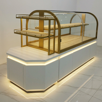 New spot bakery in the cake cake curved bakery curved bakery supermarket shelves iron display cabinet