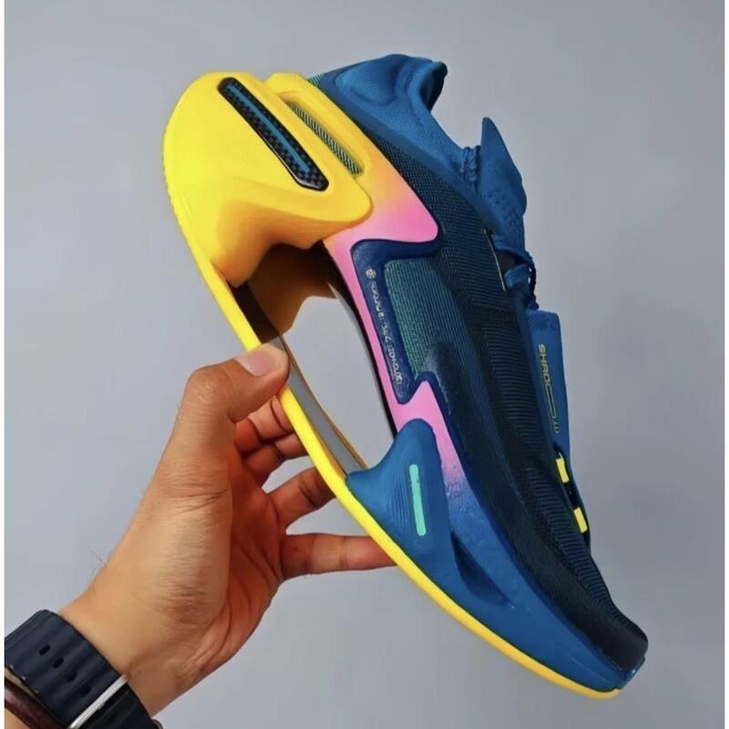 Dajueying 3Rd Generation Children's Carbon Plate Running Shoes for Boys, Shock-Absorbing, Non-Slip Sports Shoes, Professional Cushioning, Rebound, and Racing Running Shoes