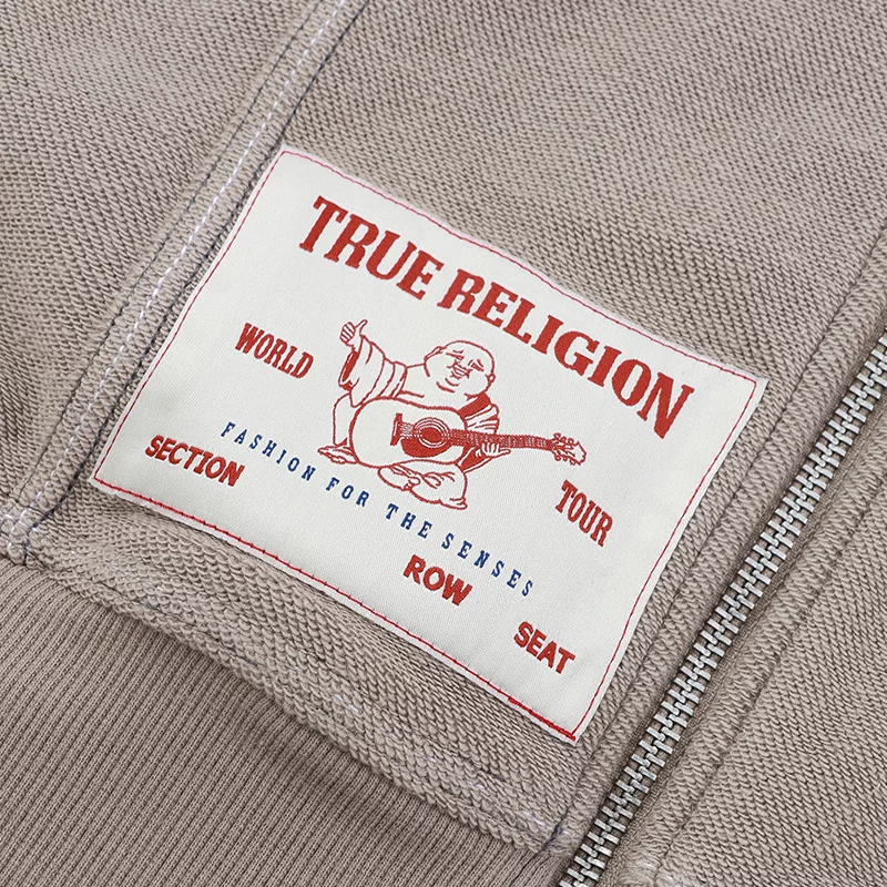 TrueReligion 2024 осень-зима, новый мужской стиль крутой уличной моды худи