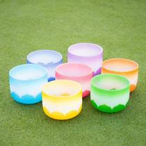 Lotus Pattern Meditation Yoga 6-20 Crystal Bowl Singing Bowl Music Bowl Percussion Instrument Factory Direct Supply