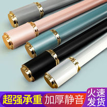 Thickened curtain rod Roman rod aluminum alloy curtain rod bracket bracket fixed base frame accessories silent track customization