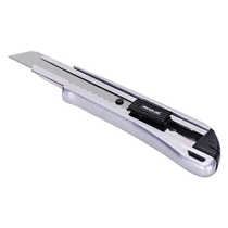 Deli 2090 utility knife large zinc alloy metal utility knife knife holder wallpaper knife paper knife aluminum alloy 09