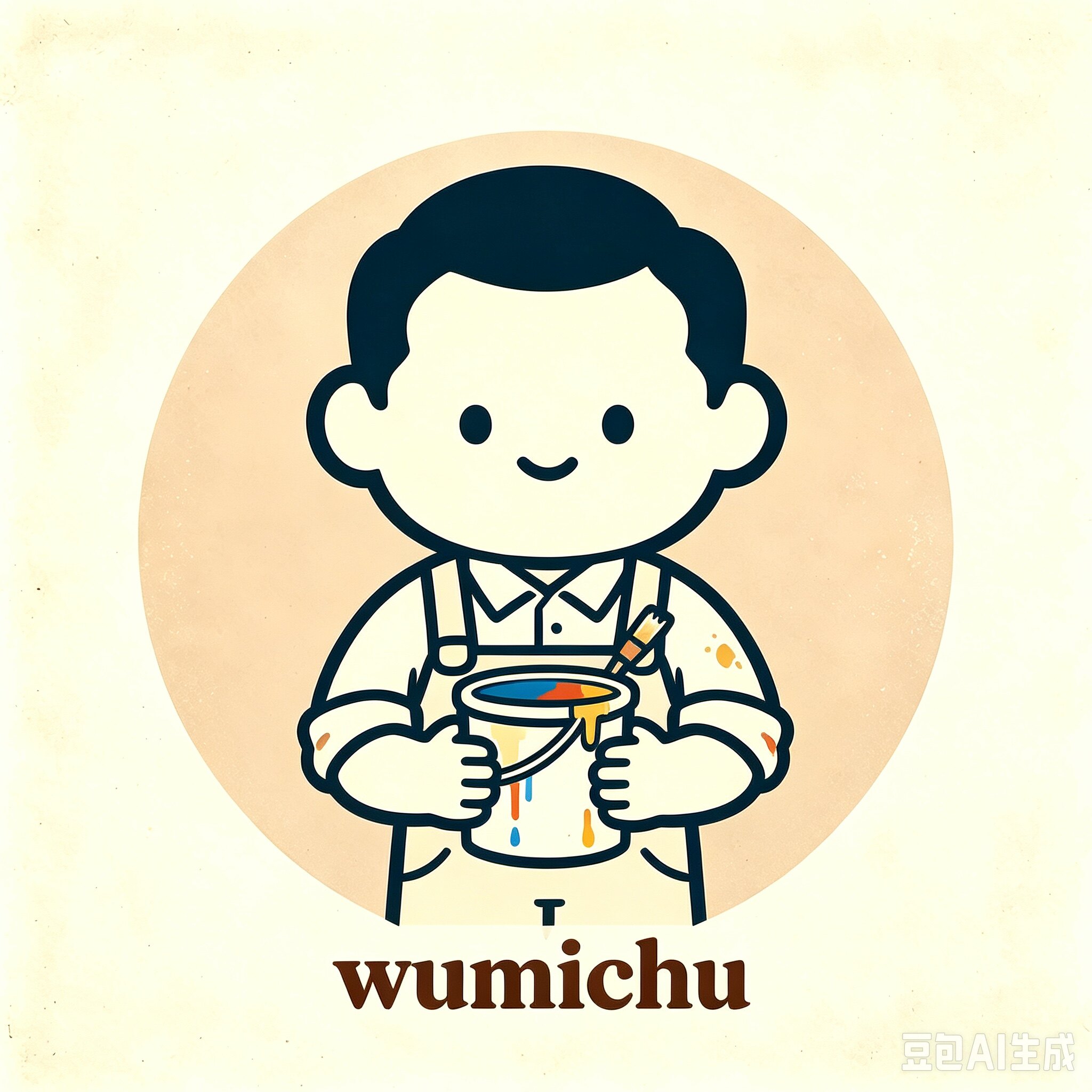 无觅处漆厂的LOGO