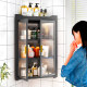 Bathroom waterproof triangle storage rack toilet corner corner D storage bathroom corner wall storage cabinet at the corner wall without punching