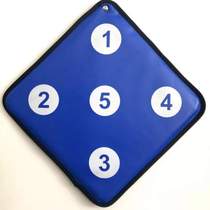 Training fencing home wall wear-resistant leather training home wall hanging five-hole puncture-resistant target sword target is not easy to hang on the wall